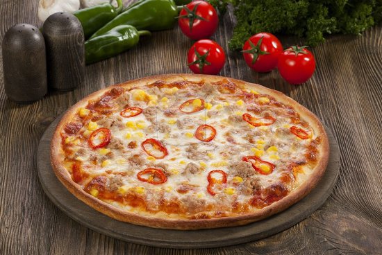 Ton Balıklı Pizza BÜYÜK