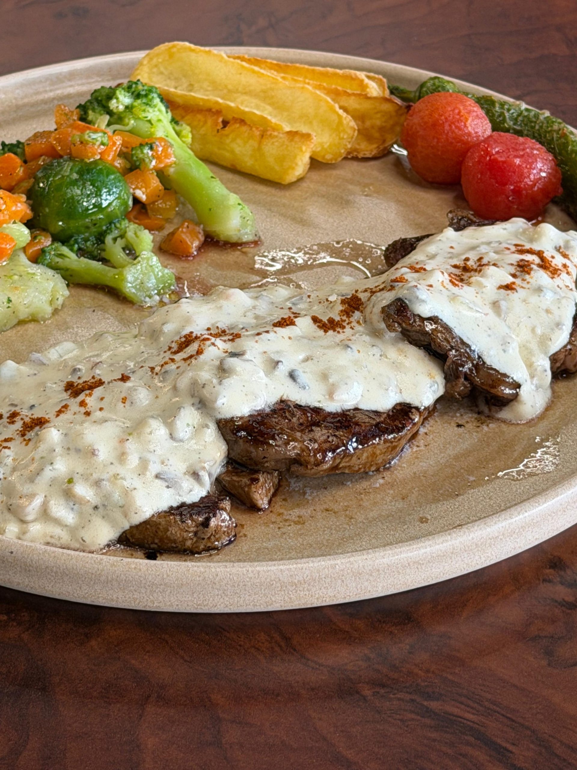 Kremalı Mantarlı Beef